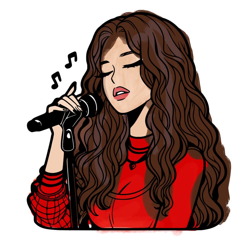 realistic female singer