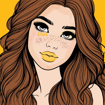 beautiful realistic girl