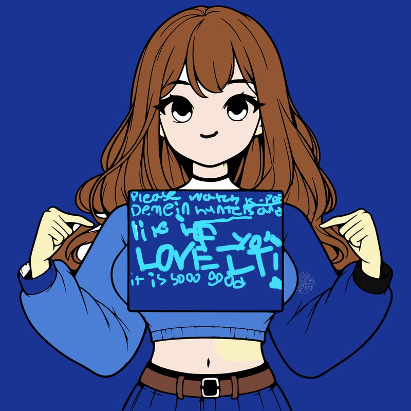 girl holding a blank sign in a long sleeve crop top