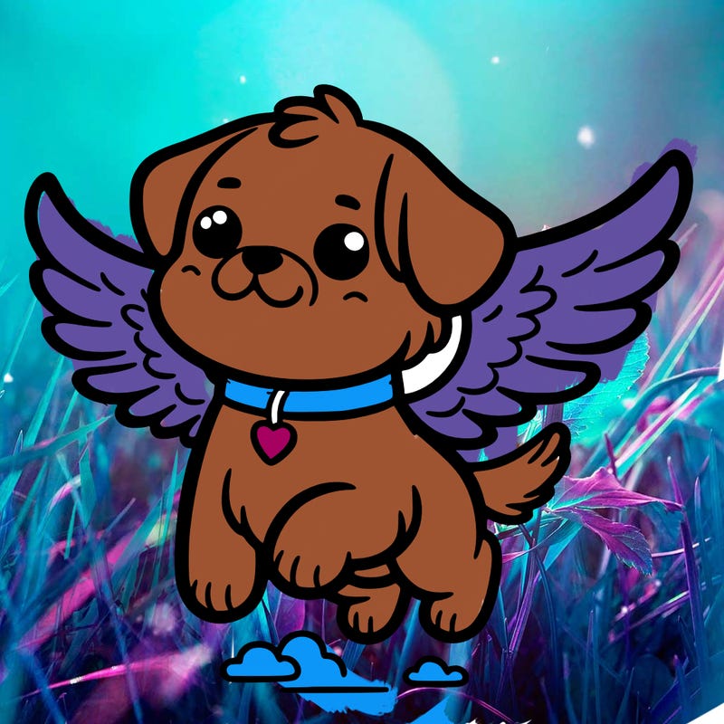 dog with wings