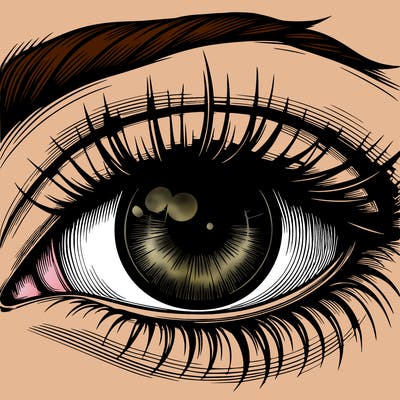 realistic eye