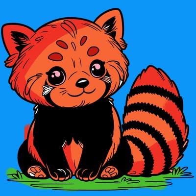 red panda