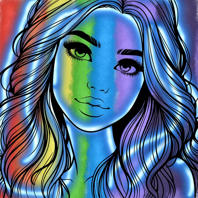 beautiful realistic girl