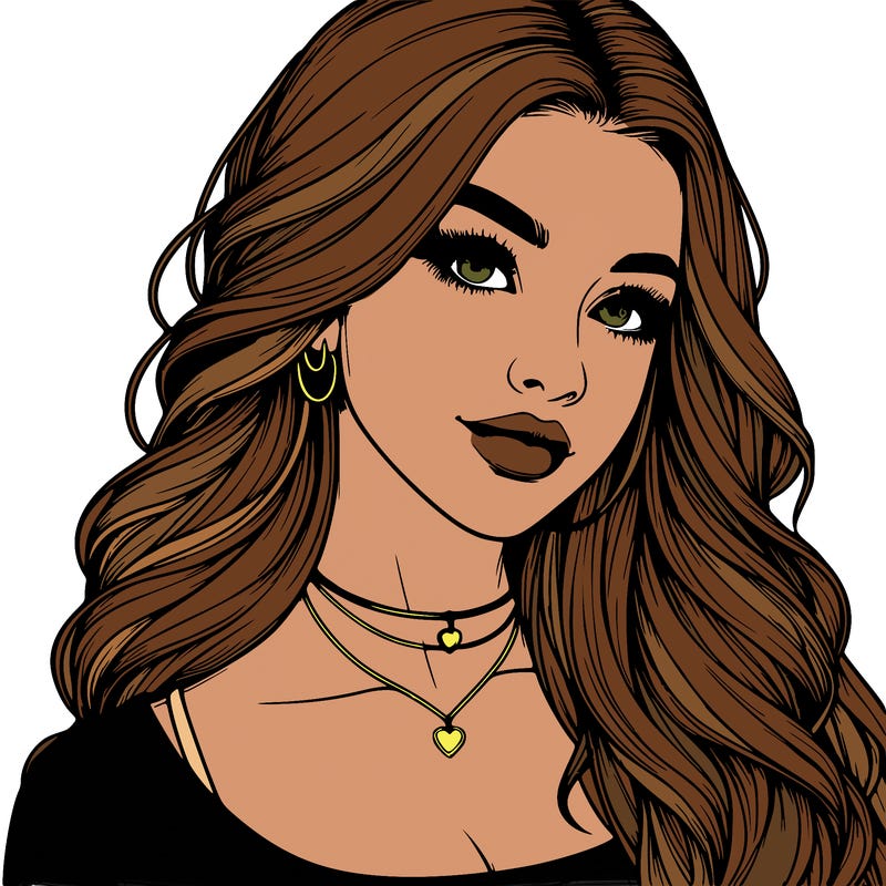 detailed realistic girl