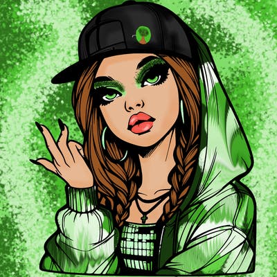 realistic hip hop girl