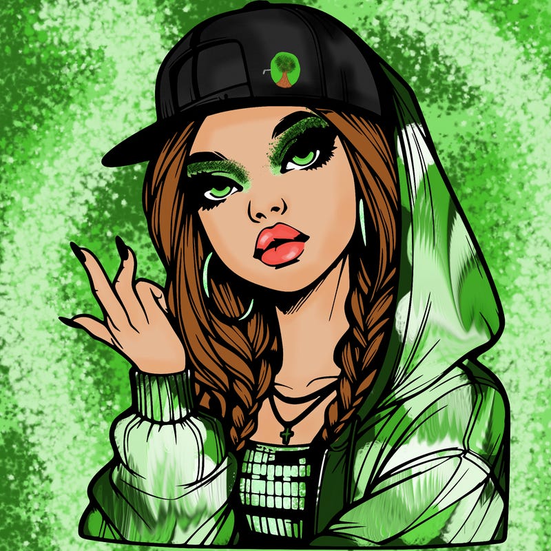 realistic hip hop girl