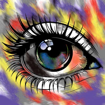 realistic eye