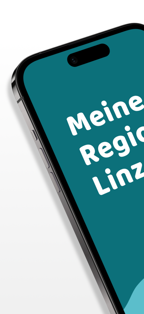 Interface do aplicativo Meine Region Linz em um smartphone