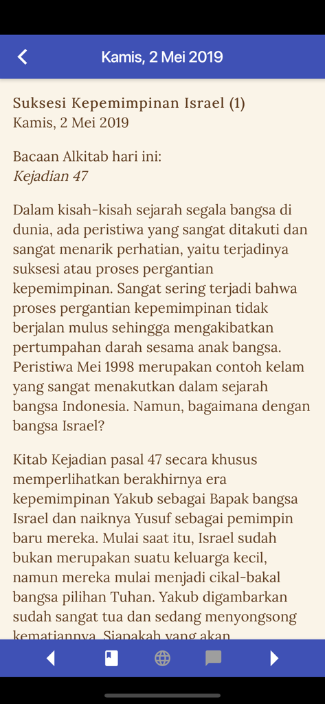 GEMA - Daily devotional reading in Bahasa Indonesia on the GEMA app