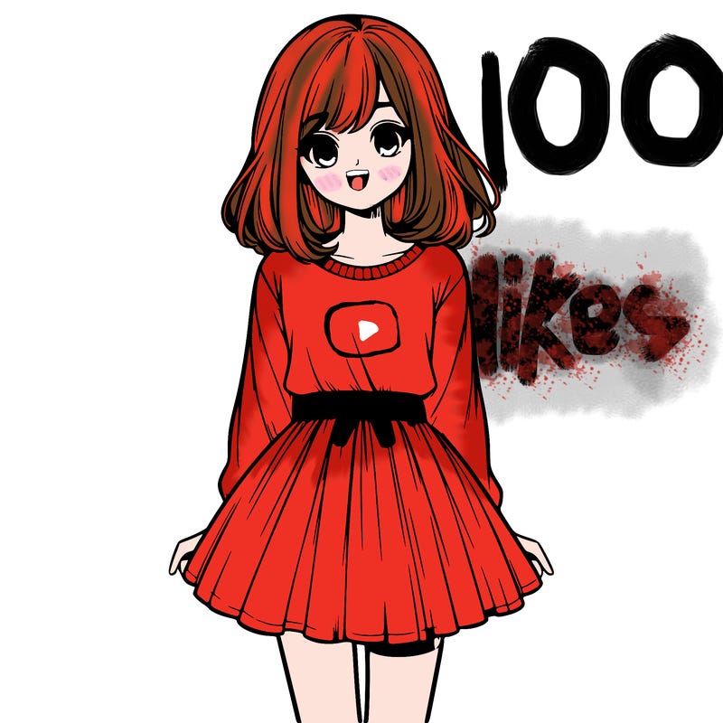 realistic girl with a skirt on