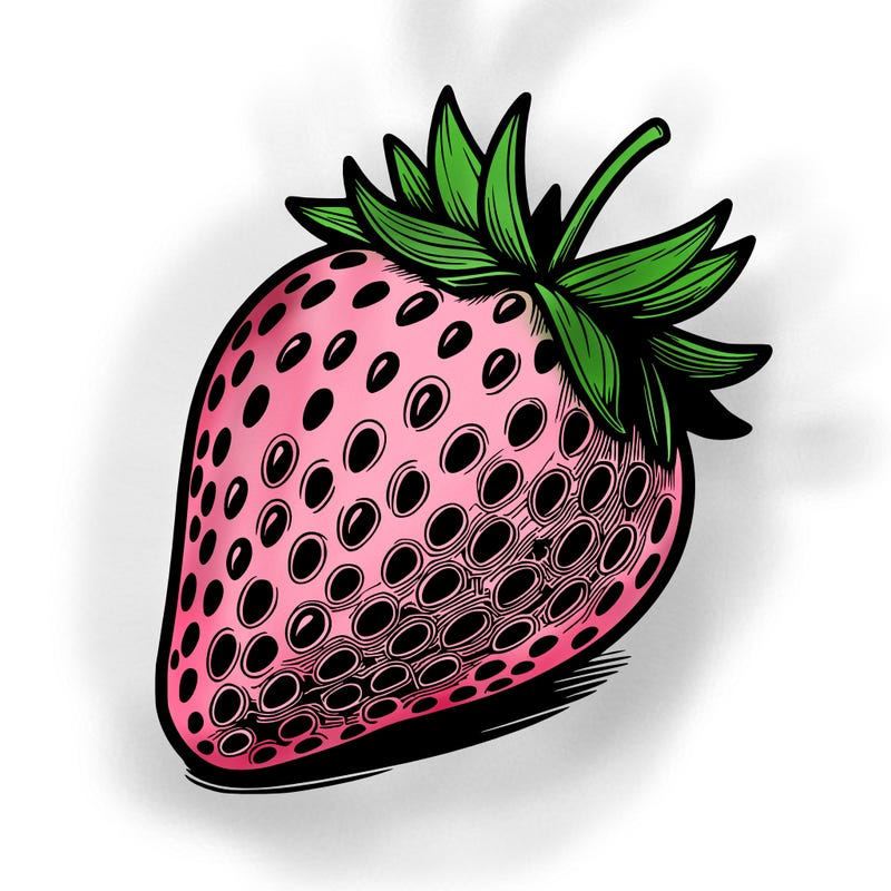 realstic strawberry