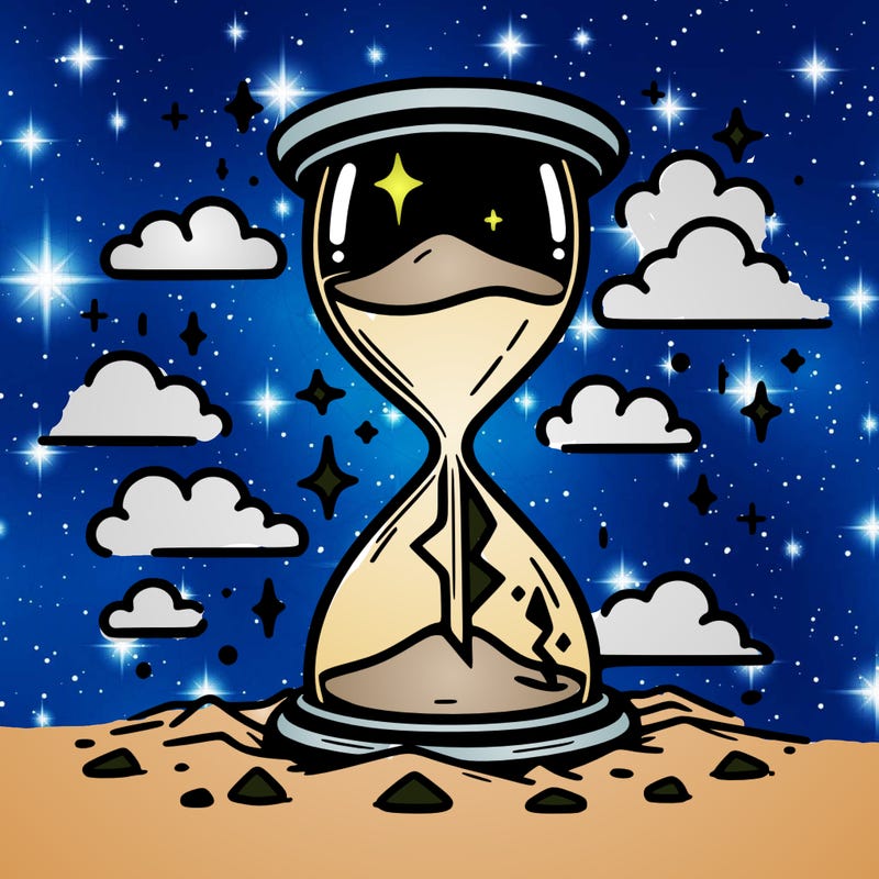 hourglass broken