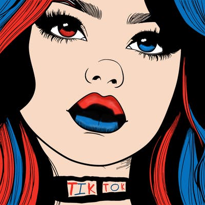 really realistic girl with lips