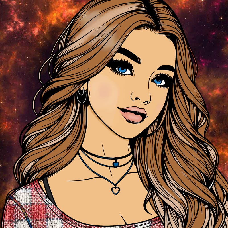 detailed realistic girl