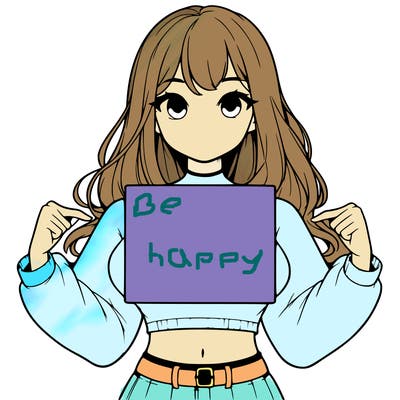 girl holding a blank sign in a long sleeve crop top