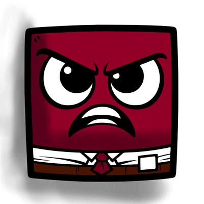 inside out anger square head