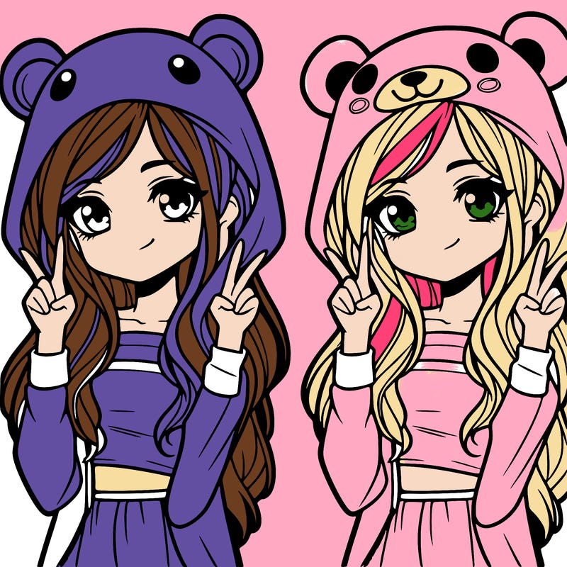 teen girl in animal costume