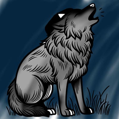 wolf howling