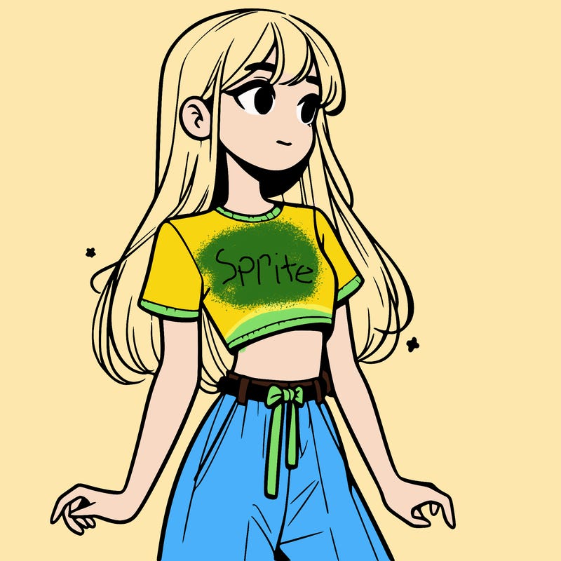 girl in a cute crop top