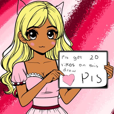 realistic pretty girl holding blank sign