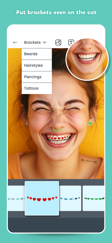 Braces Photo Editor - Stickers - 