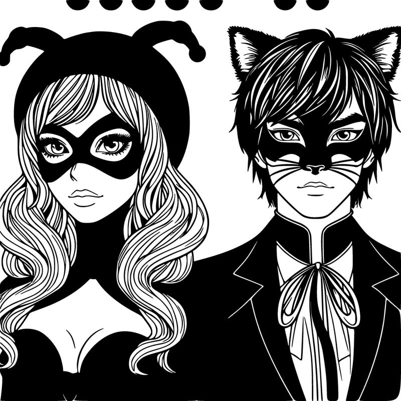 ladybug and cat noir