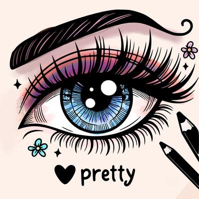 pretty eye