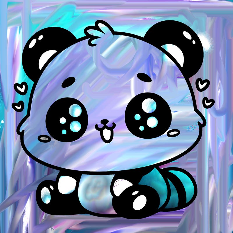 cute kawaii panda baby