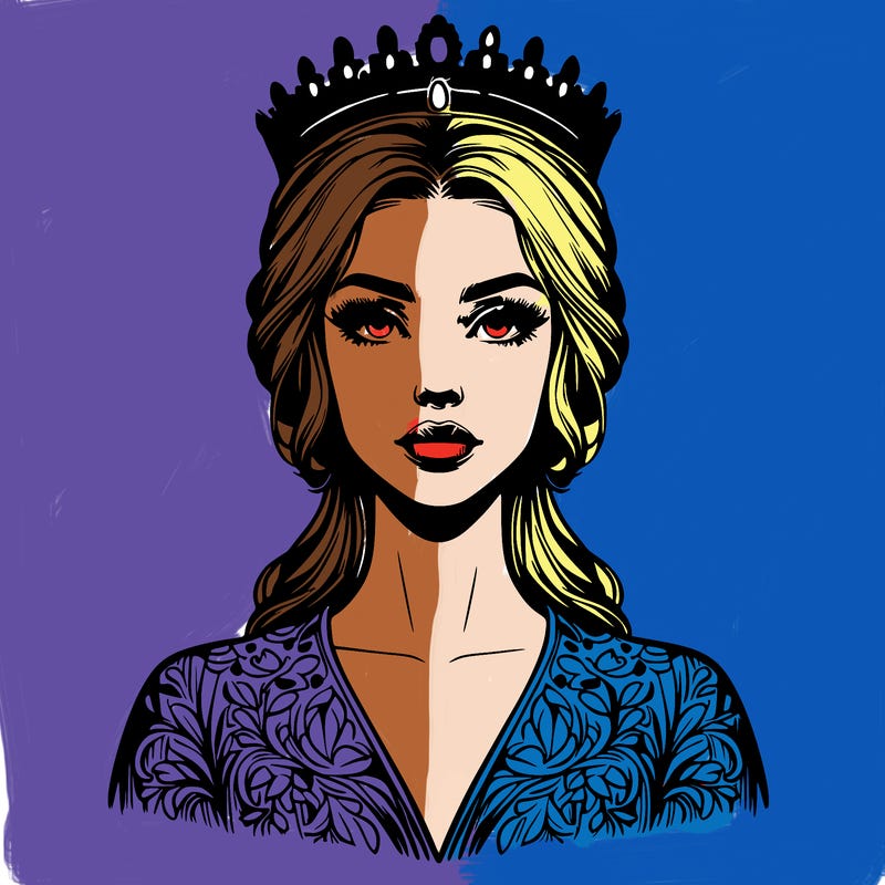 realistic beautiful queen