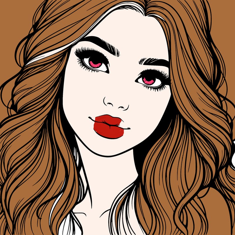 beautiful realistic girl