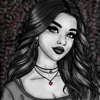 detailed realistic girl