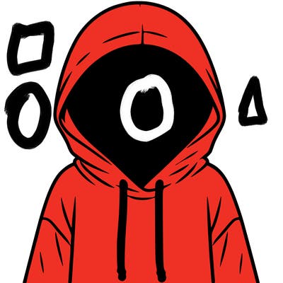 faceless girl in hoodie