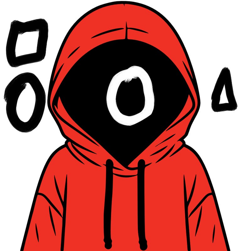 faceless girl in hoodie