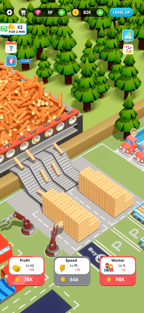 Idle Lumber Mill - Wood Game - Games App | MWM