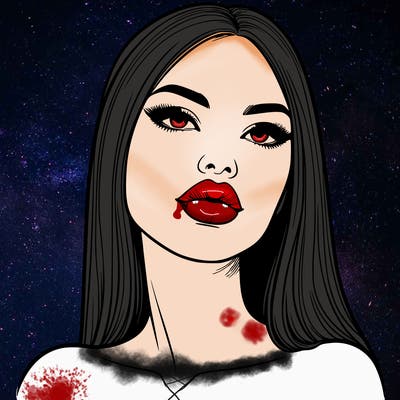 realistic woman with full lips