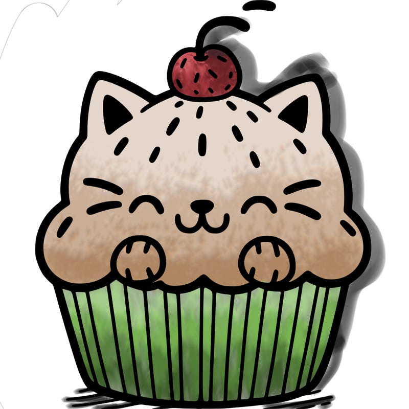 cat cupcake