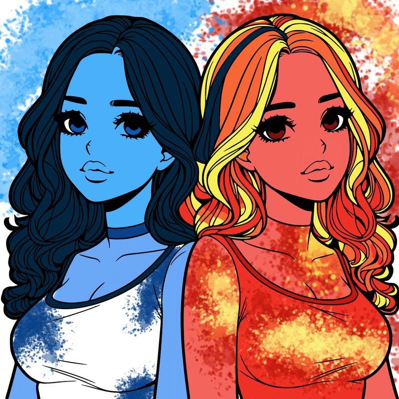 realistic twin sisters