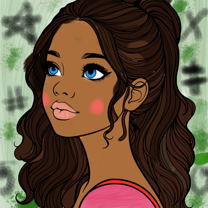 beautiful realistic girl