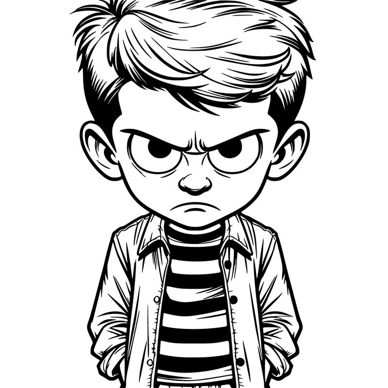 a hyper realistic  mad boy