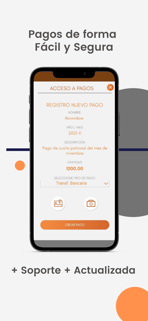 Tela de registro de pagamento seguro para taxas de condomínio no aplicativo Access by Intecsoft