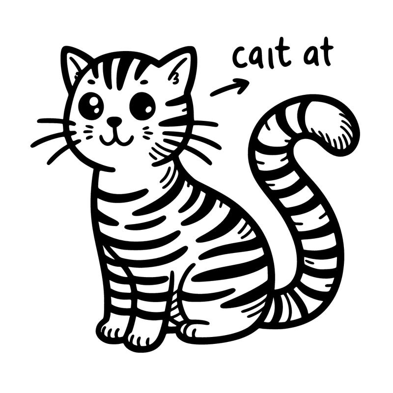 striped cat animal
