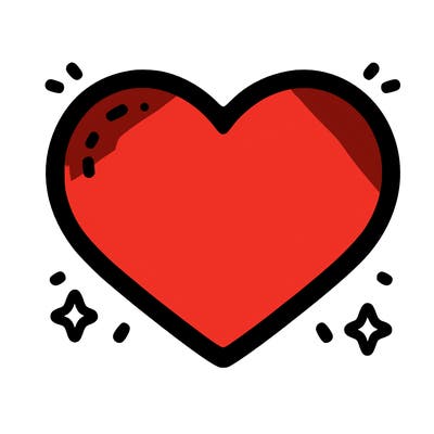 blank  heart