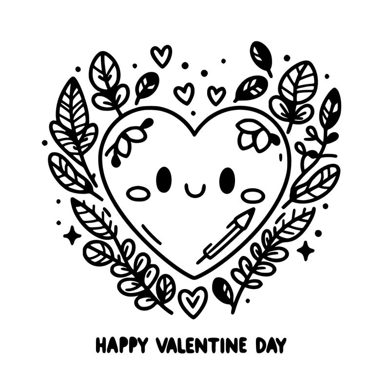 happy valentine day heart