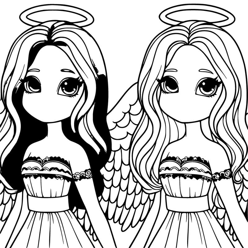 realistic angel girl