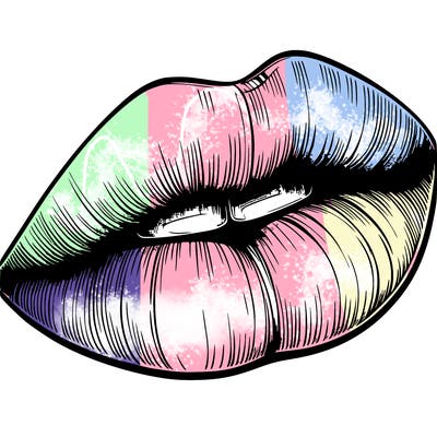 realistic lips