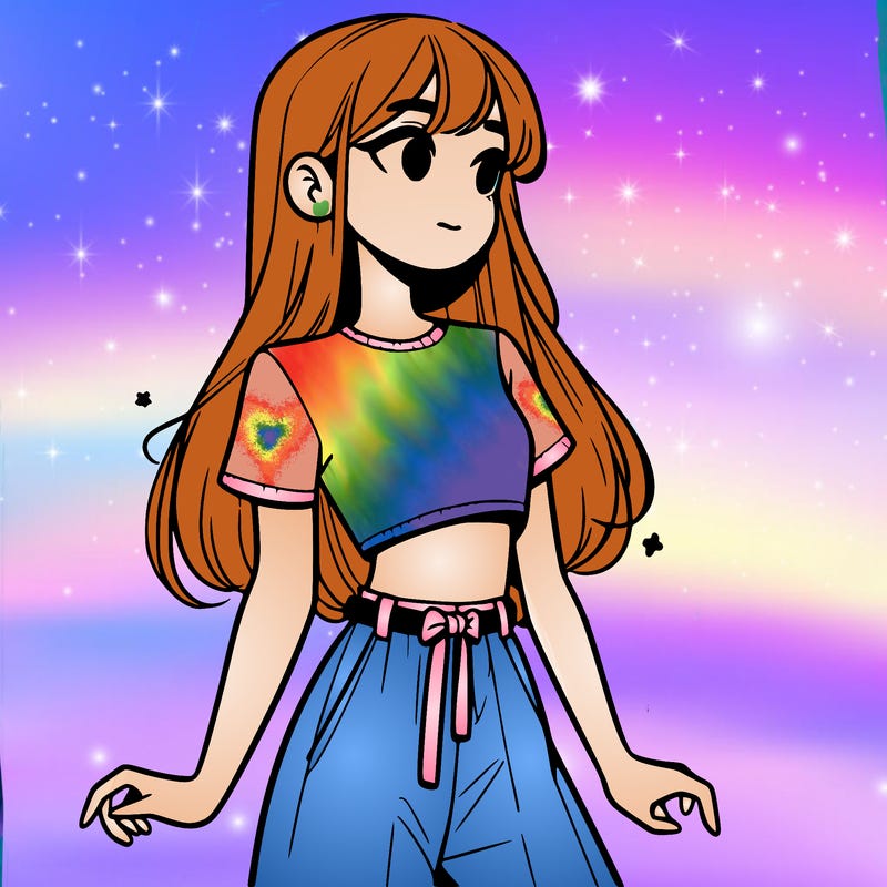 girl in a cute crop top