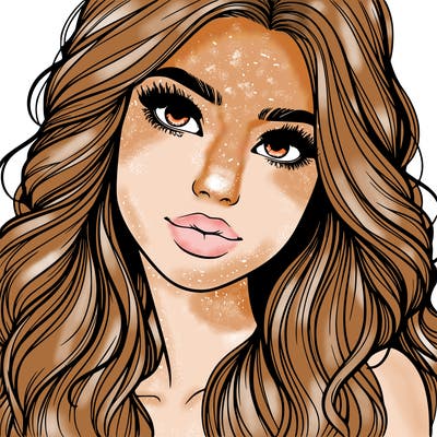 beautiful realistic girl