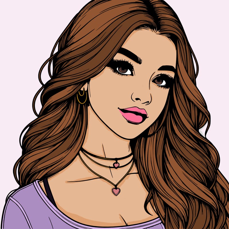 detailed realistic girl