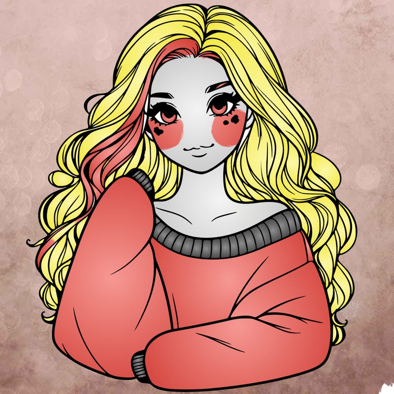 a beautiful girl in a big sweatshirt