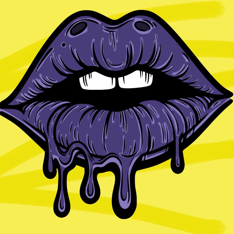 lips that look realistic and drip